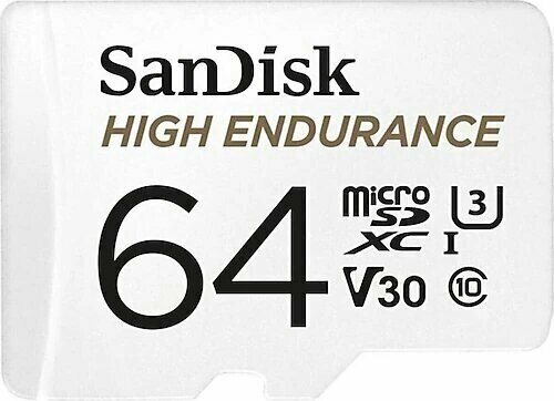 SanDisk High Endurance SDSQQNR-064G-GN6IA Class 10 UHS-I U3 V30 64 GB Micro SD Kart