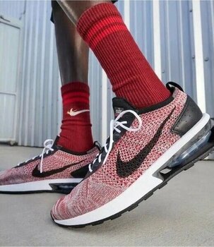 Nike Air Max Flyknit Racer Pembe 44 Erkek Spor Ayakkabı