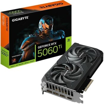 Gıgabyte Geforce Rtx 5060 Tı Wındforce 16GB Gddr7 128BIT Dlss 4 Ekran Kartı