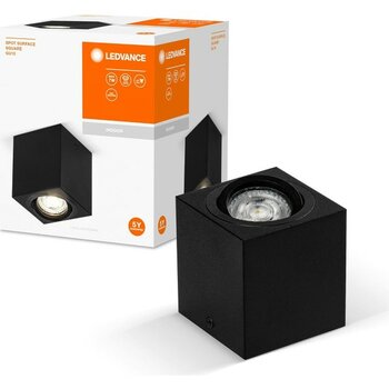 Delixa Ledvance LED Sıva Üstü Kare Spot Siyah