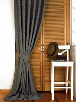 Massarelli Keten Açık Gri 150 x 260 cm Fon Perde