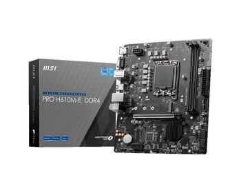Msı Pro H610m-E D4 1700P Vga Hdmi