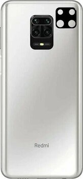 TahTicMer Siyah Xiaomi Redmi Note 9 Uyumlu Kırılmaz Cam Komple Cam Kamera Lens Koruyucu