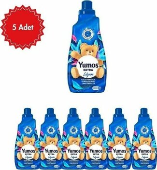 Yumoş Extra Konsantre Çamaşır Yumuşatıcısı Lilyum 5 Adet x 1440 ml | 60 Yıkama | Kalıcı Ferahlık - 7,2 lt