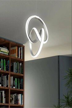 Lambadar İmza Model Tekli Modern Sarkıt Led Beyaz Işık Ultra Power Led Avize Salon Mutfak Oda Hol Ledli Avize