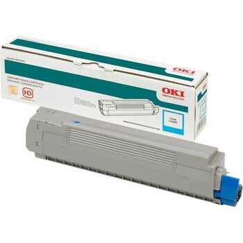 Novis Liora Oki 47095703 TONER-C-C824-C834-C844-5K Mavi̇ Toner 5000 Sayfa - Çok Renkli