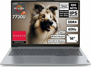 Lenovo Thinkbook 16 G6 AMD Ryzen 7 7730U 8 GB 512 GB SSD AMD Radeon Graphics 1920 x 1200 16 inç Notebook