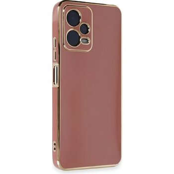 Xiaomi Redmi Note 12 Pro 5g Kılıf Parlak Tasrım Kamera Korumalı Ultra Yumuşak Esnek A+ Kalite Kapak - Kırmızı