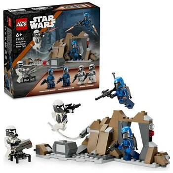 LEGO ® Star Wars: The Mandalorian Mandalore™pususu Savaş Paketi 75373 - 6+ Oyuncak Yapım Seti (109P)