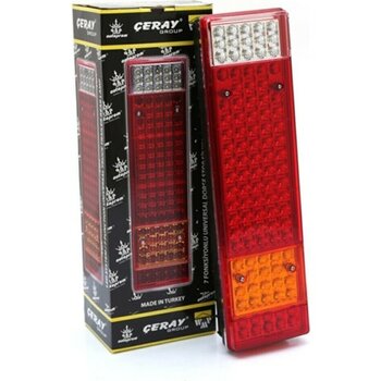 Ahmet Otomotiv 7'li LED Stop Lambası 24V 7 Fonksiyonlu Stop