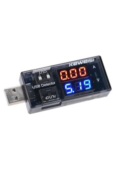 CNL Usb Akım Ölçer Çift Usb Çıkışlı Voltmetre Ampermetre Ölçüm Aleti