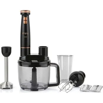 King Boide Siyah 1500 W Blender Set