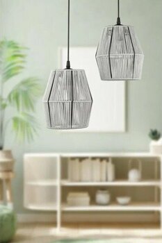 Begüsa Modeno Açık Gri 2'li Avize