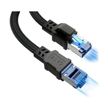 Cat 8 Ethernet Kablosu Lan Kablo 40GBPS 2000MHZ Süper Hızlı Ağ Kablosu Gigabit Pc, Laptop, Ps5/4, Steam, Xbox, Switch (10 Metre) - Option-1