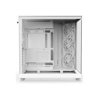Nzxt H9 (2025) - Büyük Çift Odacıklı Atx Orta Kule Hava Akımı Pc Kasası - 3 x 140MM ve 1 x 120MM Fanlar Içerir - 420MM Radyatör Desteği - Temperli ...