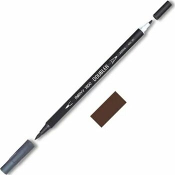 Çift Uçlu Brush Pen Fırça Kalem Mocha