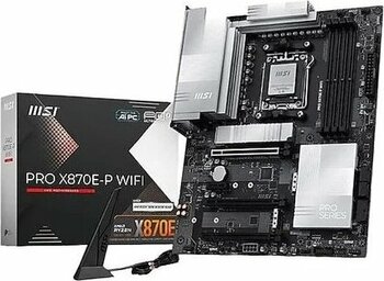 Msı Pro X870e-P Wıfı Am5 Ddr5 8200Mhz(Oc) 3X M.2  Usb4 Gbps Hdmı 5G Lan Wıfı 7 Rgb Atx
