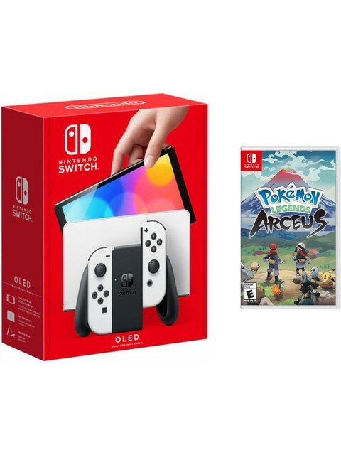 Nintendo Switch OLED 64 GB White + Pokemon Legends Arceus Oyun Konsolu
