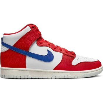Nike Dunk High Retro Erkek Sneaker Spor Ayakkabı DX2661-100 - Kırmızı - 45