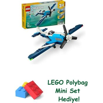 LEGO Creator 3’ü 1 Arada Uçak: Yarış Uçağı 31160 + Polybag