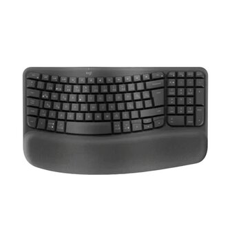 Wave Keys Kablosuz Ergonomi̇k Klavye Gri̇ 920-012311