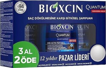 Bioxcin Quantum Hacim Veren Şampuan Kuru ve Normal Saçlar için 3x300 ml