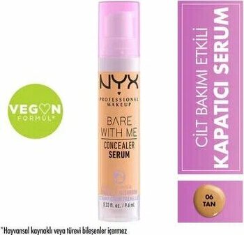 NYX Professional Makeup Bare With Me Tan (06) Sıvı Kapatıcı Serum