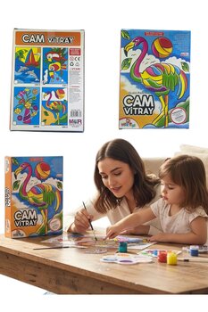 EVASAN CAM VİTRAY BOYAMA SETİ (GLASS PAINTING)