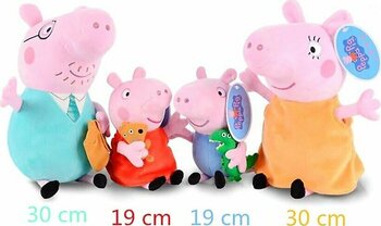 Peppa Pig Family Ve Peppa Pig Ailesi Peluş Oyuncak