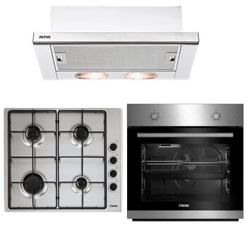 Altus Al-37 I - Ala-182 GID - Ala-132 I Inox Ankastre Set