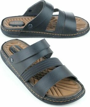 Gezer 11651.01 Anatomik Rahat Taban Erkek Sandalet - 43 - Siyah