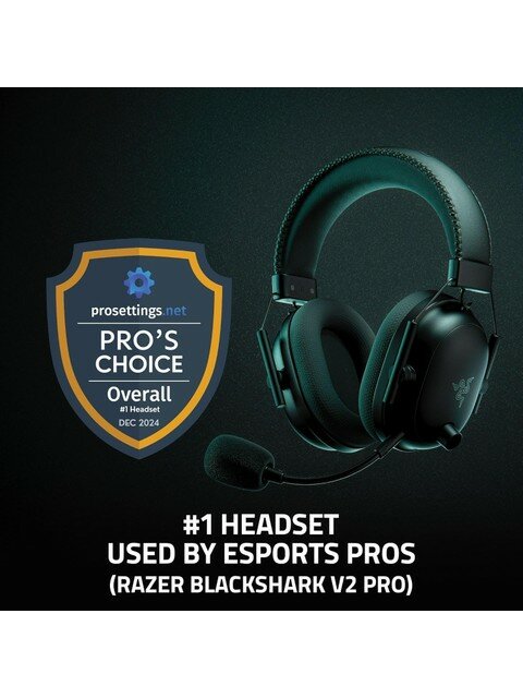 Razer BlackShark V2 Pro 2023 Kablosuz Bluetooth / Wireless Mikrofonlu Siyah Kulaklık