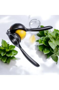 holy Limon Narenciye Portakal Sıkacağı Döküm Siyah Limon Sıkma Makinesi