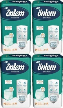 Önlem Yetişkin Emici Külot Bezi Orta Boy ( Medium) 30 Adet X 4 Paket