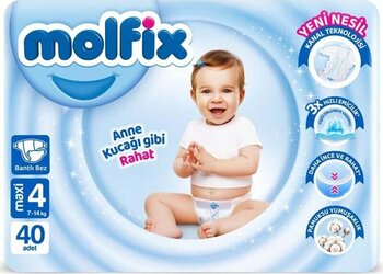 Molfix Avantajlı Paket 4 Beden Maxi 7-14 Kg 40'lı