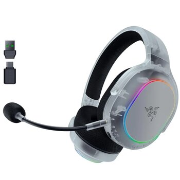 Razer Barracuda X Chroma Phantom White - Kablosuz Çoklu Platform Oyun Kulaklığı - 285G - Triforce 40Mm Sürücü - Çift Kablosuz Hyperspeed ​​Ve Bluetooth - Chroma Rgb | Hayalet Beyaz Sürümü