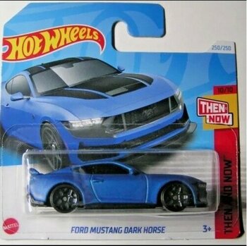 Hot Wheels Ford Mustang Dark Horse Diecast Model Metal Gövde 1:64 Ölçekli Gerçekçi Detaylar