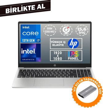 HP 250 G10 i7-1355U 16GB 512GB SSD 15.6" FHD Freedos + VIT 512GB SSD B2PH1ES 032