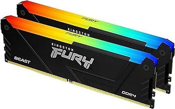 Kingston Fury Beast RGB 16 GB (2x8) 3200 MHz CL16 KF432C16BB2AK2/16 DDR4 Ram