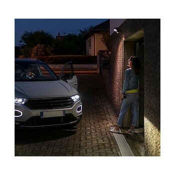 Pilli LED Spot Lamba Lufos / Kablosuz LED Dış Mekan Spotu Pilli ve Hareket Sensörlü, 8 Adet LED Lamba, 2 x 240 Lümen, Dış Mekan Için - Standart