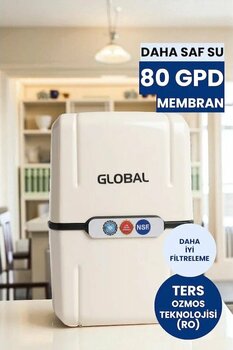 Su Arıtma Cihazı 8lt Kapalı Kasa 5 Filtreli Ro Sistem Ters Ozmoz Üreticiden Water Global Su Arıtma Cihazı