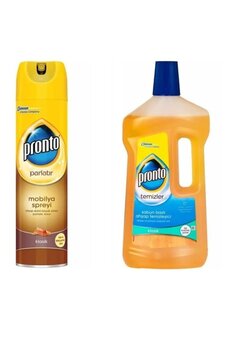 Pronto Klasik Mobilya Cilası 300 Ml + Ahşap Temizleyici 750 Ml