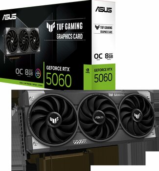 Asus TUF-RTX5060-O8G-GAMING 8 GB GDDR7 GeForce RTX 5060 128Bit NVIDIA Ekran Kartı