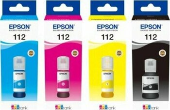 Epson 112 L6460 Siyah Ve Renkli 127 ml/70 ml Mürekkep Takımı A1-01-s-45 Mürekkep Takımı