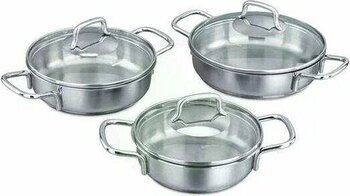 Korkmaz Perla A1675 Çelik Sahan Seti