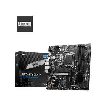 Msı Pro B760m-p Ddr5 6800mhz 1xvga 1xhdmı 1xdp 2xm.2 Usb 3.2 Matx 1700p 12. / 13. Ve 14. Nesil İşlemci Uyumlu