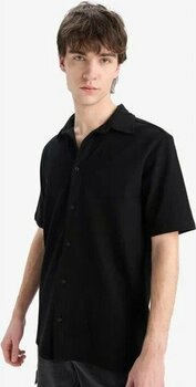 DeFacto Regular Fit Siyah L Kısa Kollu Gömlek