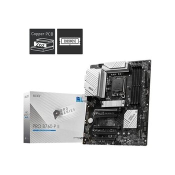 Msı Pro B760-p Iı 7200mhz 1xhdmı 1xdp 2xm.2 Usb 3.2 Atx 1700p 12. / 13. Ve 14. Nesil Işlemci Uyumlu