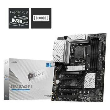 Msı Pro B760-P Iı Ddr5 7200MHZ 1xhdmı 1xdp 2xm.2 USB 3.2 Atx 1700P (12. / 13. ve 14. Nesil Işlemci U