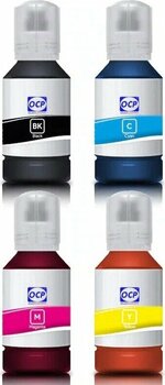 Ocp T664 140 ml 4 Renk Epson T6641 T6642 T6643 T6644 Uyumlu Kartuş Mürekkep Seti